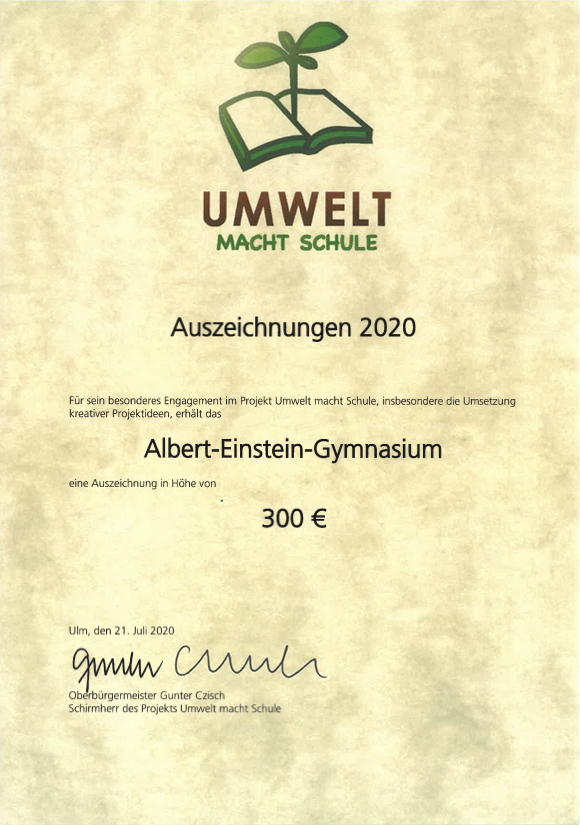 Prämienvergabe 2020