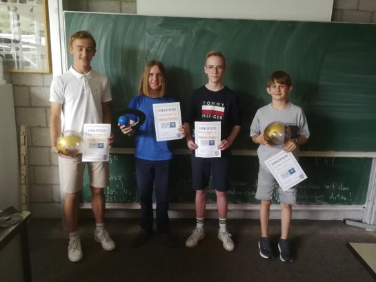 Gewinner Geographiewettbewerb