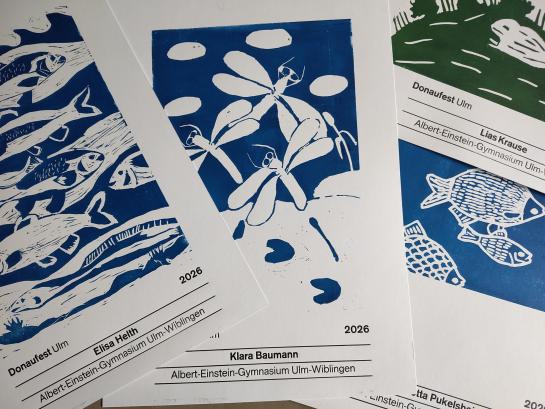 Druckgraphikwettbewerb unter dem Motto "Tiere der Donau"